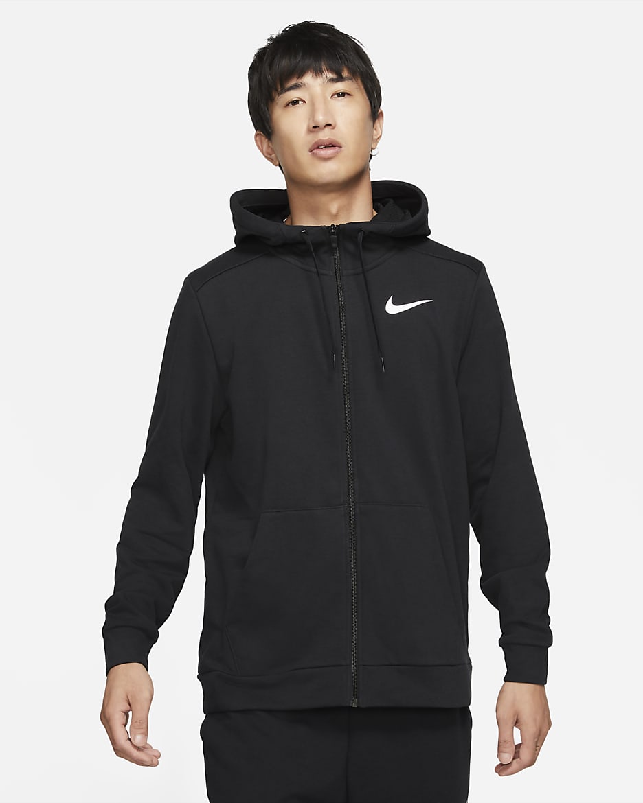 Nike Dri FIT Men s Full Zip Training Hoodie